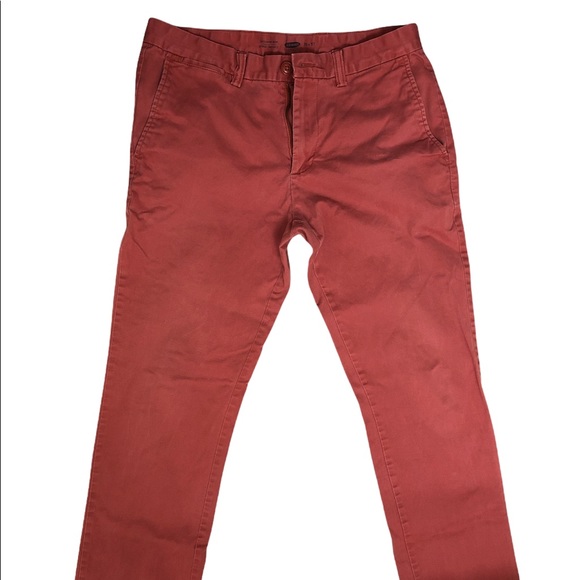 Men’s 32x32 Ultimate Slim Salmon Old Navy Khakis - Picture 3 of 3